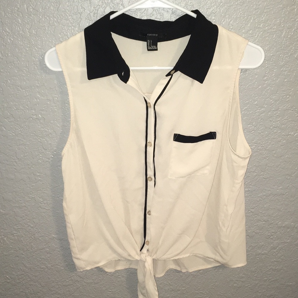 Button down collar neck Blouse